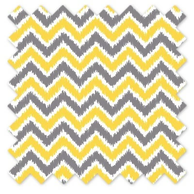 Flash Sale π Bacati - Chevron Ikat Yellow Gray 100 percent Cotton Universal Baby US Standard Crib or Toddler Bed Fitted Sheet π 4 Flash Sale π Bacati - Chevron Ikat Yellow Gray 100 percent Cotton Universal Baby US Standard Crib or Toddler Bed Fitted Sheet π - Image 4