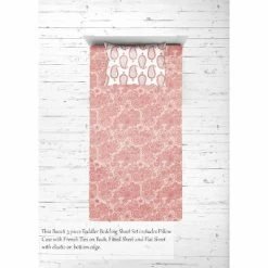 New ✔️ Bacati - Sophia Paisley Aqua Coral 3 pc Toddler Bedding Sheet Set 😀