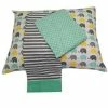 Brand new 💯 Bacati - Elephants Mint Yellow Gray 3 pc Toddler Bed Sheet Set 💯