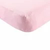 Discount 👏 Touched by Nature Baby Girl Organic Cotton Crib Sheet, Light Pink, One Size ⭐