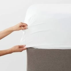Discount 🧨 4pk Microfiber Solid Fitted Sheet - Room Essentials™ True White ⭐ -Sheets & Pillowcases Sales Shop unnamed file 64