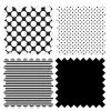 Best deal ✨ Bacati - Dots Pin Stripes Black White 3 pc Toddler Bed Sheet Set 💯
