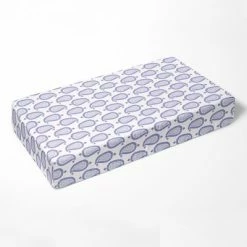 Buy 🤩 Bacati - Paisley Printed Purple Aqua Teal 100 percent Cotton Universal Baby US Standard Crib or Toddler Bed Fitted Sheet ⭐