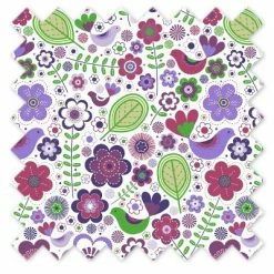 Hot Sale ⭐ Bacati - Botanical Floral with Birds Purple Multicolor 100 percent Cotton Universal Baby US Standard Crib or Toddler Bed Fitted Sheet 👍 -Sheets & Pillowcases Sales Shop unnamed file 694