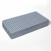 Deals 💯 Bacati - Navy Pin Stripes 100 percent Cotton Universal Baby US Standard Crib or Toddler Bed Fitted Sheet ❤️