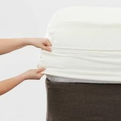 Best reviews of 🔥 400 Thread Count Performance Fitted Sheet - Threshold™ White ⌛ -Sheets & Pillowcases Sales Shop unnamed file 7