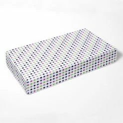 Best reviews of ❤️ Bacati - Botanical Pearl String Purple Multicolor 100 percent Cotton Universal Baby US Standard Crib or Toddler Bed Fitted Sheet 👍