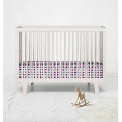 Best reviews of ❤️ Bacati - Botanical Pearl String Purple Multicolor 100 percent Cotton Universal Baby US Standard Crib or Toddler Bed Fitted Sheet 👍 -Sheets & Pillowcases Sales Shop unnamed file 744