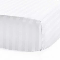 Outlet 🌟 100% Cotton Fitted Sheet Separate | Striped 500 Thread Count with Deep Pockets by California Design Den 🧨 -Sheets & Pillowcases Sales Shop unnamed file 79