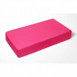 Best Sale 🧨 Bacati - Solid Fuschia 100 percent Cotton Universal Baby US Standard Crib or Toddler Bed Fitted Sheet 💯