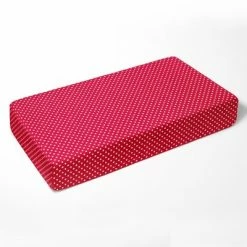 Best deal 🎉 Bacati - Red Pin Dots 100 percent Cotton Universal Baby US Standard Crib or Toddler Bed Fitted Sheet ❤️