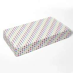 Buy 😀 Bacati - Botanical Pearl String Pink Multicolor 100 percent Cotton Universal Baby US Standard Crib or Toddler Bed Fitted Sheet 🛒