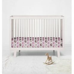 Best Sale 🎉 Bacati - Mod Dots Pink Fuschia Beige Chocolate 100 percent Cotton Universal Baby US Standard Crib or Toddler Bed Fitted Sheet 🔔 -Sheets & Pillowcases Sales Shop unnamed file 842