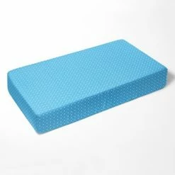 Flash Sale ✔️ Bacati - Aqua Arrows 100 percent Cotton Universal Baby US Standard Crib or Toddler Bed Fitted Sheet ✨