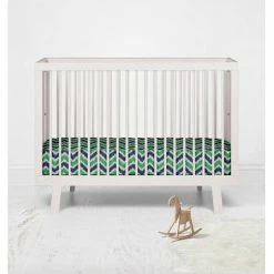 Coupon 🧨 Bacati - Chevron Ikat Navy Green 100 percent Cotton Universal Baby US Standard Crib or Toddler Bed Fitted Sheet 🛒 -Sheets & Pillowcases Sales Shop unnamed file 880