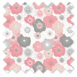 Deals 🛒 Bacati - Floral Printed Coral Gray 100 percent Cotton Universal Baby US Standard Crib or Toddler Bed Fitted Sheet 🛒 -Sheets & Pillowcases Sales Shop unnamed file 900