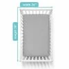 Best Sale ✨ American Baby Company 100% Natural Cotton Jersey Knit Fitted Portable Mini-Crib Sheet For Boys and Girls, Soft Breathable 🔔
