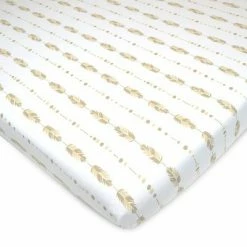 Best Sale ✨ American Baby Company 100% Natural Cotton Jersey Knit Fitted Portable Mini-Crib Sheet For Boys and Girls, Soft Breathable 🔔 -Sheets & Pillowcases Sales Shop unnamed file 919