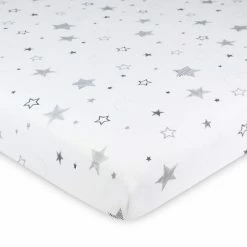 Best Sale ✨ American Baby Company 100% Natural Cotton Jersey Knit Fitted Portable Mini-Crib Sheet For Boys and Girls, Soft Breathable 🔔 -Sheets & Pillowcases Sales Shop unnamed file 925