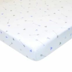 Best Sale ✨ American Baby Company 100% Natural Cotton Jersey Knit Fitted Portable Mini-Crib Sheet For Boys and Girls, Soft Breathable 🔔 -Sheets & Pillowcases Sales Shop unnamed file 930