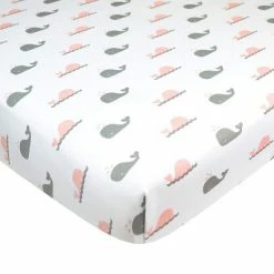 Best Sale ✨ American Baby Company 100% Natural Cotton Jersey Knit Fitted Portable Mini-Crib Sheet For Boys and Girls, Soft Breathable 🔔 -Sheets & Pillowcases Sales Shop unnamed file 937