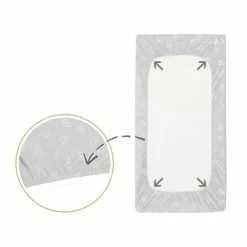 Cheapest 🎉 KeaBabies Cotton Crib Sheets (ABC Land Cloud) 🧨 -Sheets & Pillowcases Sales Shop unnamed file 980