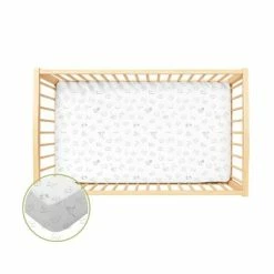 Cheapest 🎉 KeaBabies Cotton Crib Sheets (ABC Land Cloud) 🧨 -Sheets & Pillowcases Sales Shop unnamed file 981